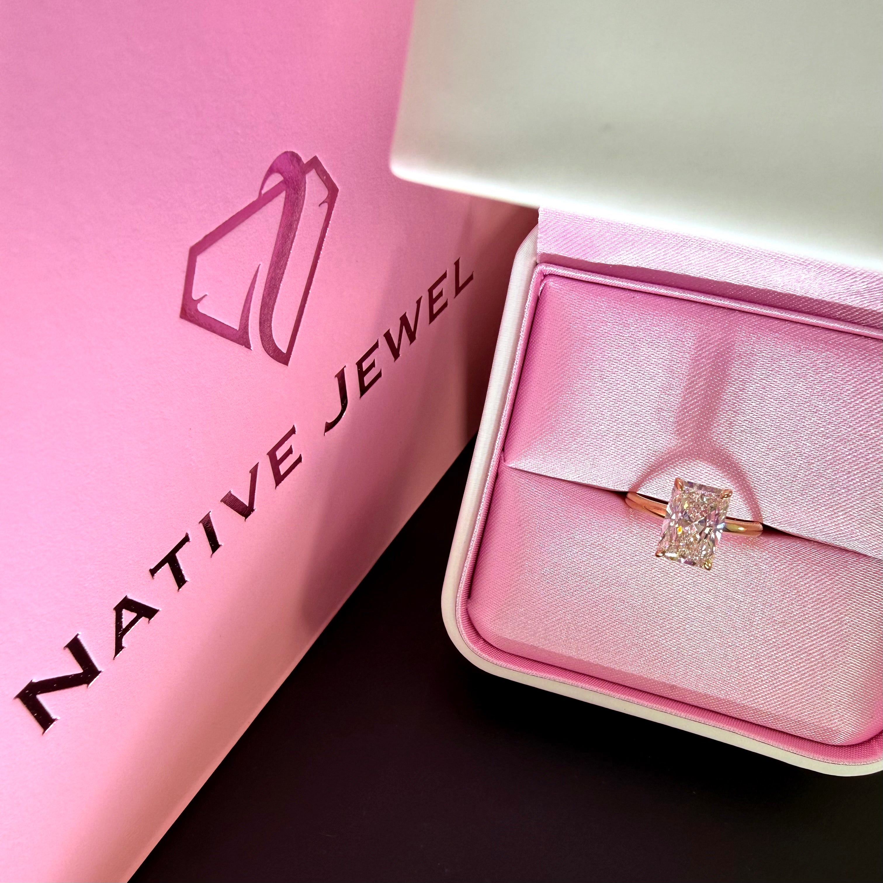 1.5ct Radiant Cut Lab Grown Diamond IGI Certified 14K Yellow Gold Engagement Ring (Copy)