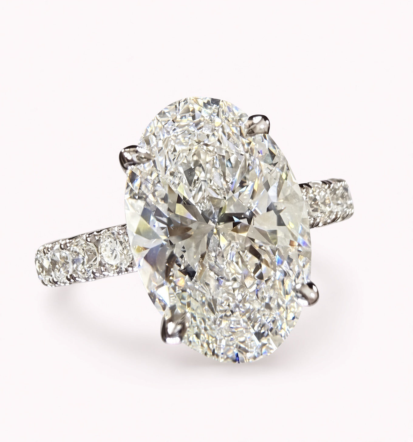 2.75ct Oval Cut Diamond Engagement Ring